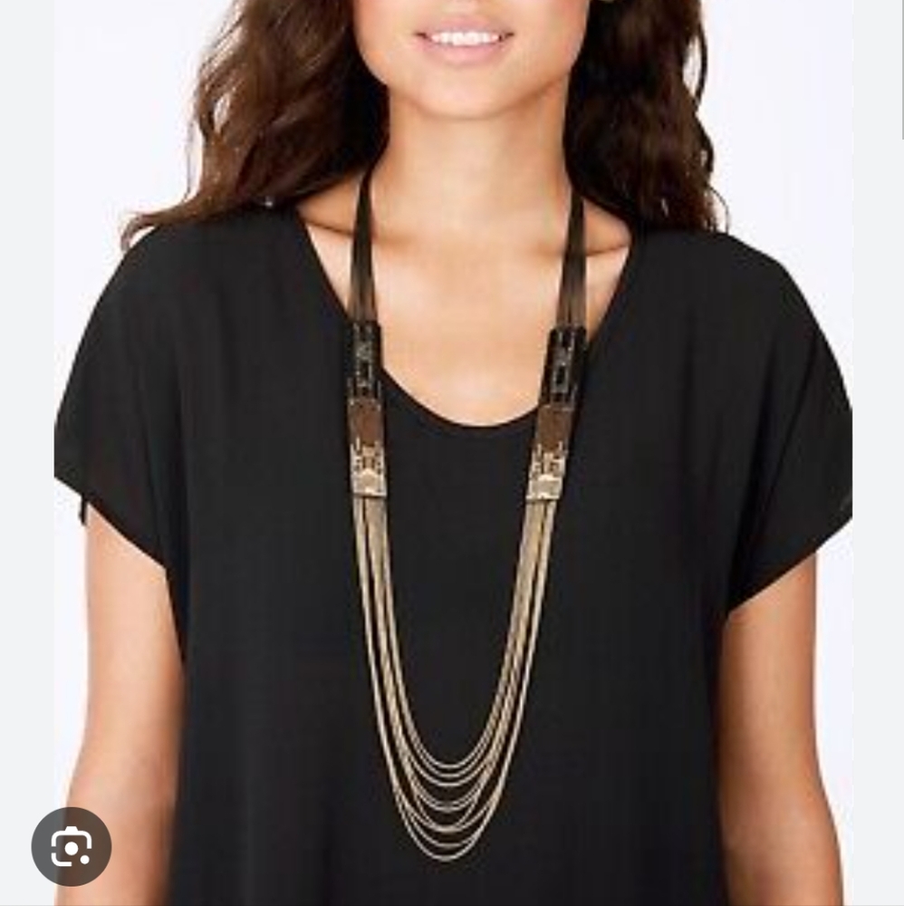Stella & Dot Jasper Ombre Necklace